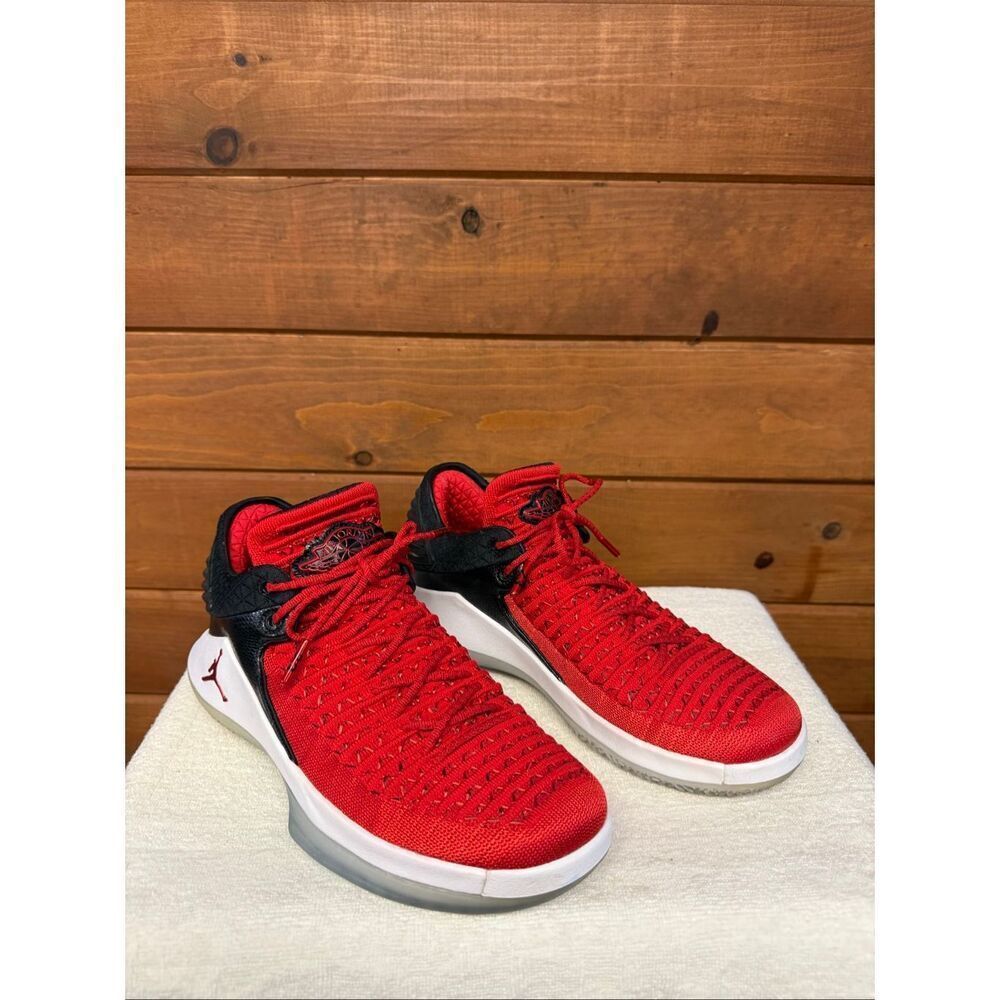 Nike GS Air Jordan 32 Low 'Win Like 96' basketball university red/Black/ Sz 6.5